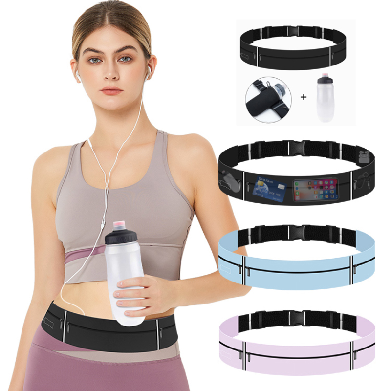 Running Gear Kit - Tas Pinggang Lari Wanita dengan Botol
