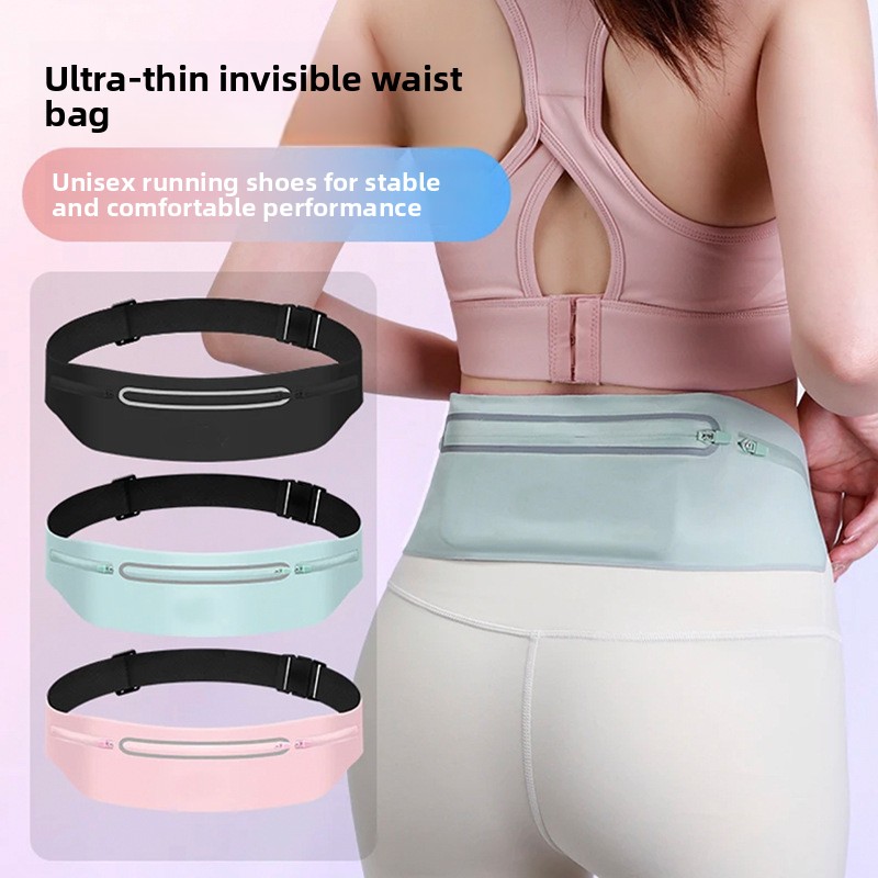 Running Gear Kit - Sabuk Lari Reflektif 3 Kantong, Tas