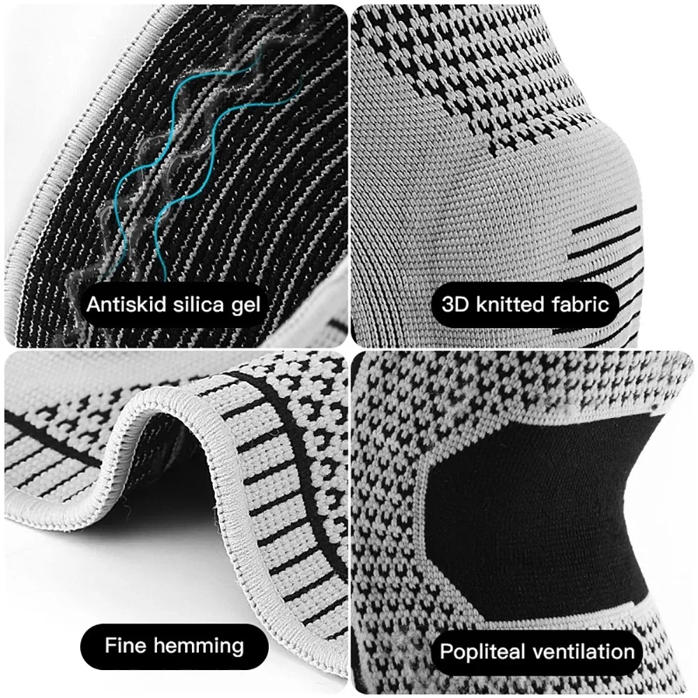 1 Buah Pelindung Lutut Silikon - Knee Support Brace ulasan dan harga