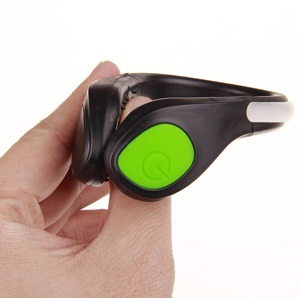 1 Buah Klip Sepatu LED Hijau T - Running Gear Green ulasan dan harga