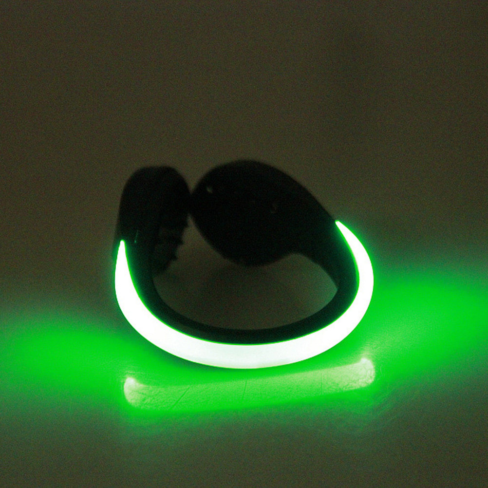 1 Buah Klip Sepatu LED Hijau T - Running Gear Green ulasan dan harga