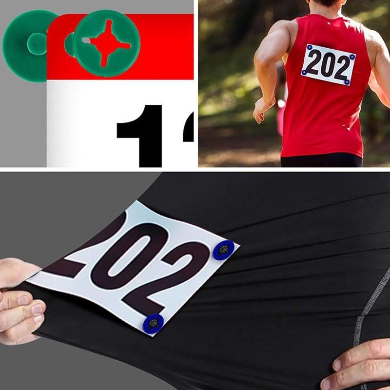 12 Buah Penjepit Nomor Balap,  - Running Gear Green ulasan dan harga